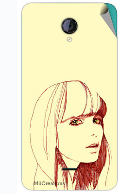 

MiiCreations 00234-MS-MMXA106 Micromax Unite 2 A106 Mobile Skin(Beige)