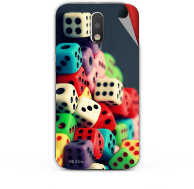 

MiiCreations M-G4-P-MS-00156 Motorola Moto G4 Plus Mobile Skin(Multicolor)