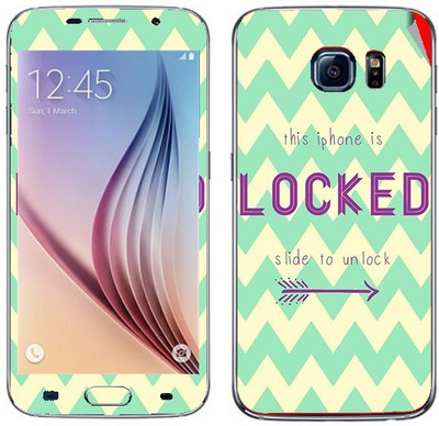 Snooky Samsung Galaxy S6 Mobile Skin(Green)