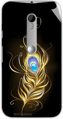 

MiiCreations M-G3-MS-00256 Motorola Moto G (3rd Gen) Mobile Skin(Black)
