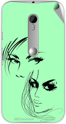 

MiiCreations M-G3-MS-00252 Motorola Moto G (3rd Gen) Mobile Skin(Green)