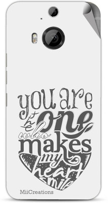 

MiiCreations H-M9-P-MS-00189 HTC One M9 Plus Mobile Skin(Grey)