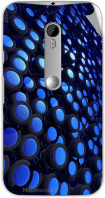 

MiiCreations M-G3-MS-00161 Moto G (3rd Generation) Mobile Skin(Blue)