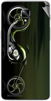 

MiiCreations OP3-MS-00195 One Plus 3 Mobile Skin(Black)