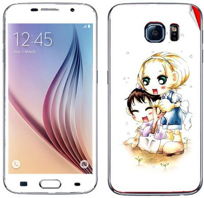 Snooky Samsung Galaxy S6 Mobile Skin(White)