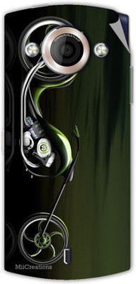 

MiiCreations MMXA255-MS-00195 Micromax Canvas Selfie A255 Mobile Skin(Black)