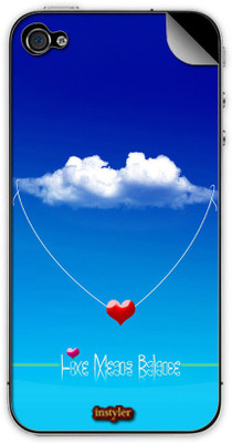 

instyler MSKIP4_10052 APPLE I PHONE 4 Mobile Skin(Multicolor)