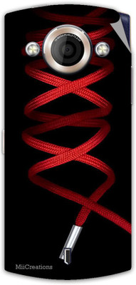 

MiiCreations MMXA255-MS-00023 Micromax Canvas Selfie A255 Mobile Skin(Black)