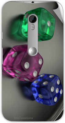 

MiiCreations M-G3-MS-00147 Moto G (3rd Generation) Mobile Skin(Grey)