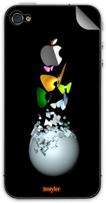 

instyler IP4-117 APPLE I PHONE 4 Mobile Skin(MULTICOLOR)