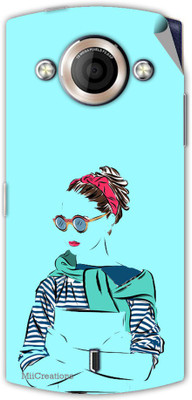 

MiiCreations MMXA255-MS-00208 Micromax Canvas Selfie A255 Mobile Skin(Blue)