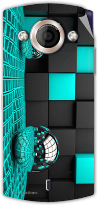 

MiiCreations MMXA255-MS-00216 Micromax Canvas Selfie A255 Mobile Skin(Blue)
