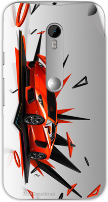 

MiiCreations M-G3-MS-00294 Motorola Moto G (3rd Gen) Mobile Skin(Grey)