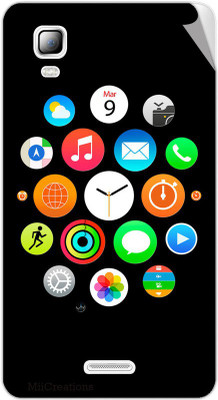

MiiCreations MMXA102-MS-00019 Micromax Canvas 102 Doodle 3 Mobile Skin(Multicolor)