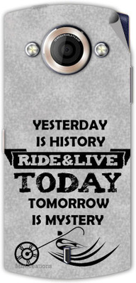 

MiiCreations MMXA255-MS-00242 Micromax Canvas Selfie A255 Mobile Skin(Grey)