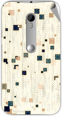 

MiiCreations M-G3-MS-00014 Motorola Moto G 3rd Gen Mobile Skin(Beige)