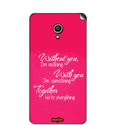 

instyler STICKER-1130 Micromax Canvas Fire 4G Plus Q411 Mobile Skin(Multicolor)