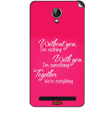 

instyler STICKER-16130 KARBONN A19 PLUS Mobile Skin(Multicolor)