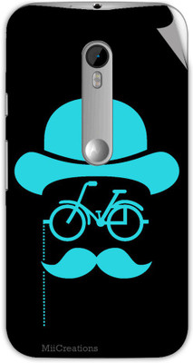 

MiiCreations M-G3-MS-00167 Moto G (3rd Generation) Mobile Skin(Black)