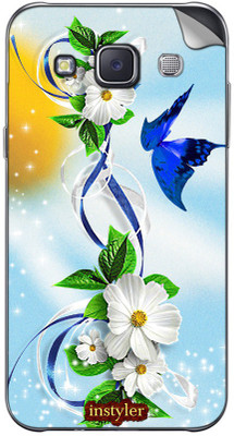 

instyler 16420 Samsung Galaxy E5 Mobile Skin(MULTICOLOR)