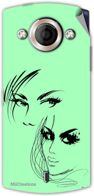 

MiiCreations MMXA255-MS-00252 Micromax Canvas Selfie A255 Mobile Skin(Green)