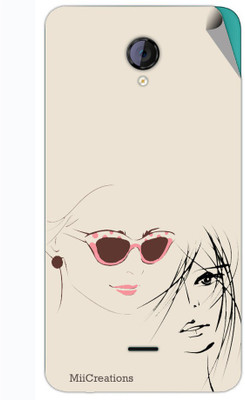 

MiiCreations 00204-MS-MMXA106 Micromax Unite 2 A106 Mobile Skin(Beige)