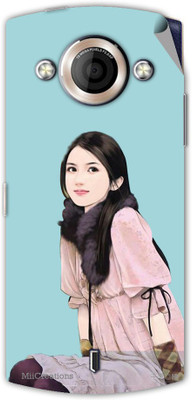 

MiiCreations MMXA255-MS-00160 Micromax Canvas Selfie A255 Mobile Skin(Blue)