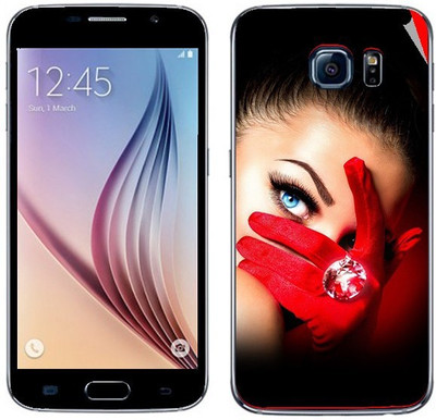 Snooky Samsung Galaxy S6 edge Mobile Skin(Red)