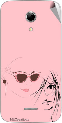 

MiiCreations MMXA114-MS-00205 Micromax Canvas 2.2 A114 Mobile Skin(Pink)