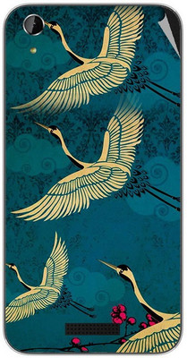 Snooky Lava Iris X1 Atom S Mobile Skin(Blue)