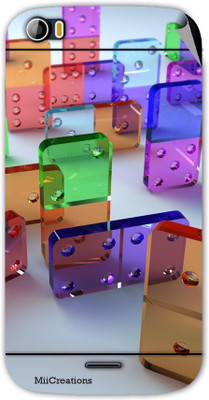 

MiiCreations 00214-MS-MMXA240 Micromax canvas doodle-2-A-240 Mobile Skin(Multicolor)