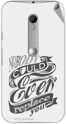 

MiiCreations M-G3-MS-00188 Moto G (3rd Generation) Mobile Skin(Grey)