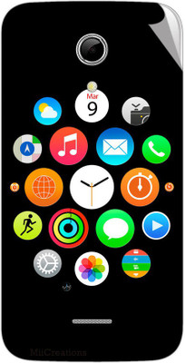 

MiiCreations MMXA114-MS-00019 Micromax Canvas 2.2 A114 Mobile Skin(Black)