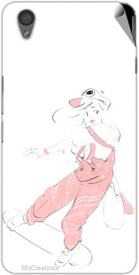 

MiiCreations OPX-MS-00262 One Plus X Mobile Skin(White)