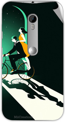 

MiiCreations M-G3-MS-00185 Moto G (3rd Generation) Mobile Skin(Black)