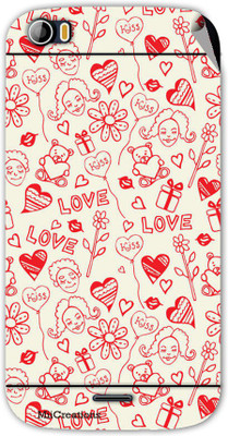 

MiiCreations 00132-MS-MMXA240 Micromax canvas doodle-2-A-240 Mobile Skin(White)
