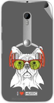 

MiiCreations M-G3-MS-00109 Moto G (3rd Generation) Mobile Skin(Grey)