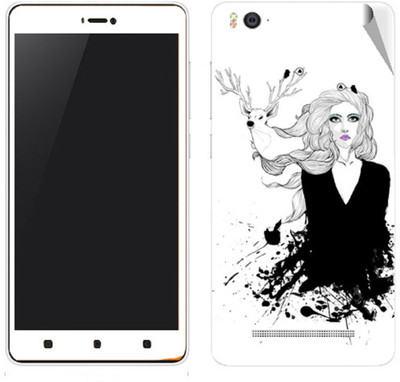 Snooky Xiaomi Mi 4i Mobile Skin(White)