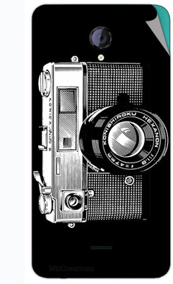 

MiiCreations 00064-MS-MMXA106 Micromax Unite 2 A106 Mobile Skin(Black)