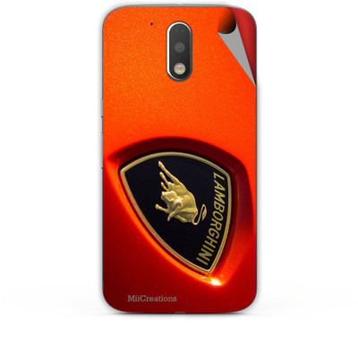 

MiiCreations M-G4-P-MS-00278 Motorola Moto G (4th Generation) Plus Mobile Skin(Red)