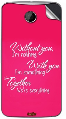 

instyler STICKER-27680 MOTOROLA NEXUS 6 Mobile Skin(Multicolor)