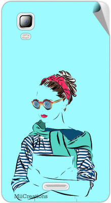 

MiiCreations MMXA102-MS-00208 Micromax Canvas 102 Doodle 3 Mobile Skin(Multicolor)