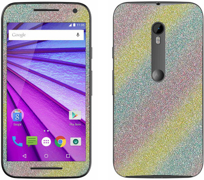 

STICK_ME GLITTER MOTO G 3RD GEN Mobile Skin(RAINBOW)