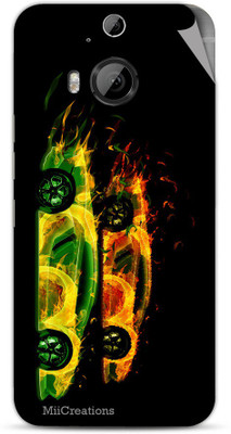 

MiiCreations H-M9-P-MS-00222 HTC One M9 Plus Mobile Skin(Black)
