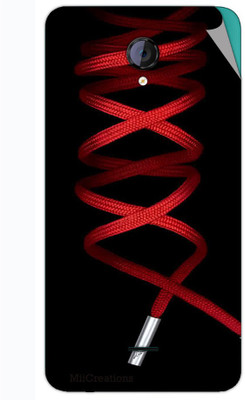 

MiiCreations 00023-MS-MMXA106 Micromax Unite 2 A106 Mobile Skin(Black)