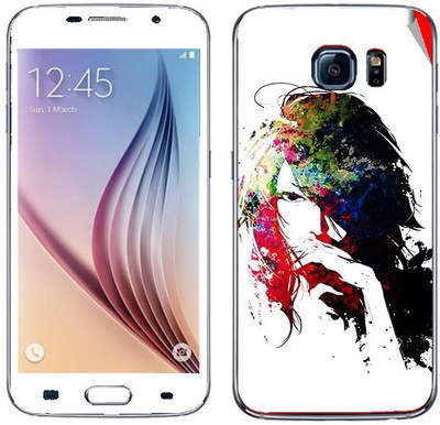 Snooky Samsung Galaxy S6 edge Mobile Skin(White)