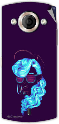 

MiiCreations MMXA255-MS-00183 Micromax Canvas Selfie A255 Mobile Skin(Purple)
