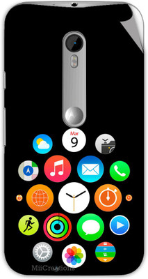 

MiiCreations M-G3-MS-00019 Motorola Moto G 3rd Gen Mobile Skin(Black)