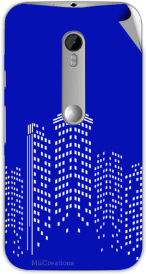 

MiiCreations M-G3-MS-00105 Moto G (3rd Generation) Mobile Skin(Blue)
