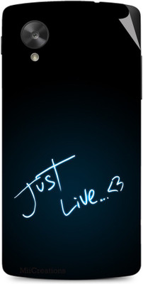 

MiiCreations LG-NX5-MS-00146 LG Nexus 5 Mobile Skin(Black)